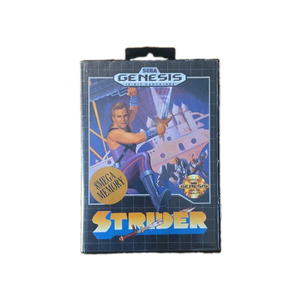 Strider (Sega Genesis, 1990) Cib W/ Manual